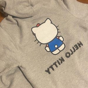 Grey Sanrio Hello Kitty Hoodie